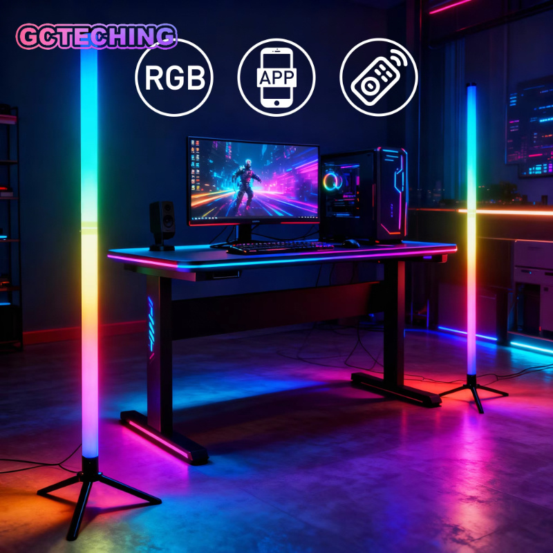 Esports Gaming App - Lampa podłogowa LED RGB do gier,