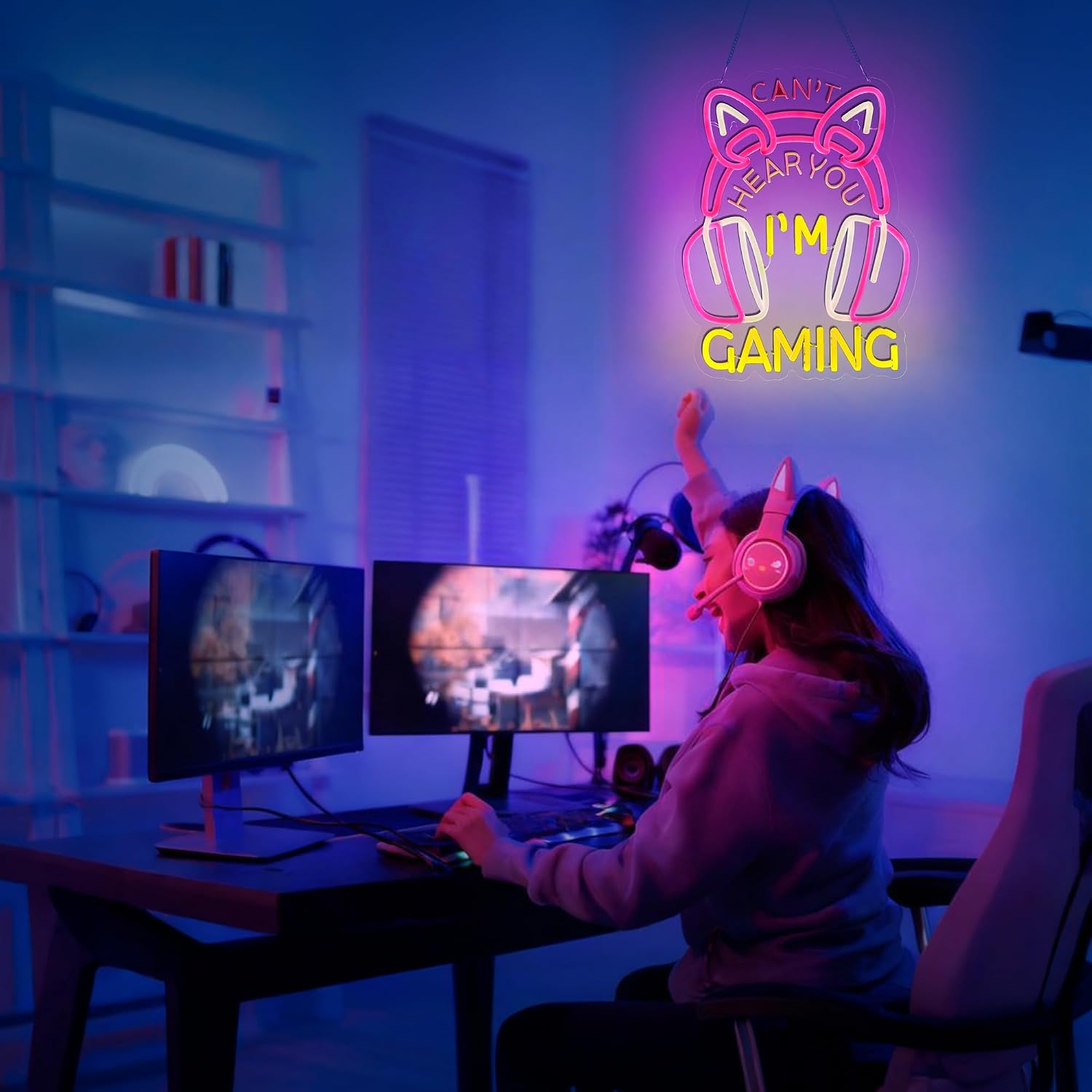 Nie słyszę cię, grzę - Neonowy – Esports Gaming Cafe recenzja i cena