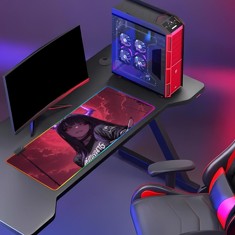 HYBXAXC Dark Goth Devil Elf An – Mouse Pad Extended Rgb recenzja i cena