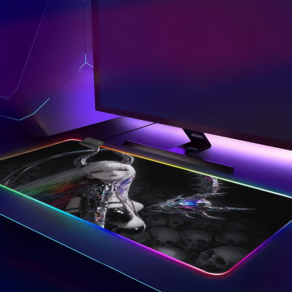 HYBXAXC Dark Goth Devil Elf An – Mouse Pad Extended Rgb recenzja i cena