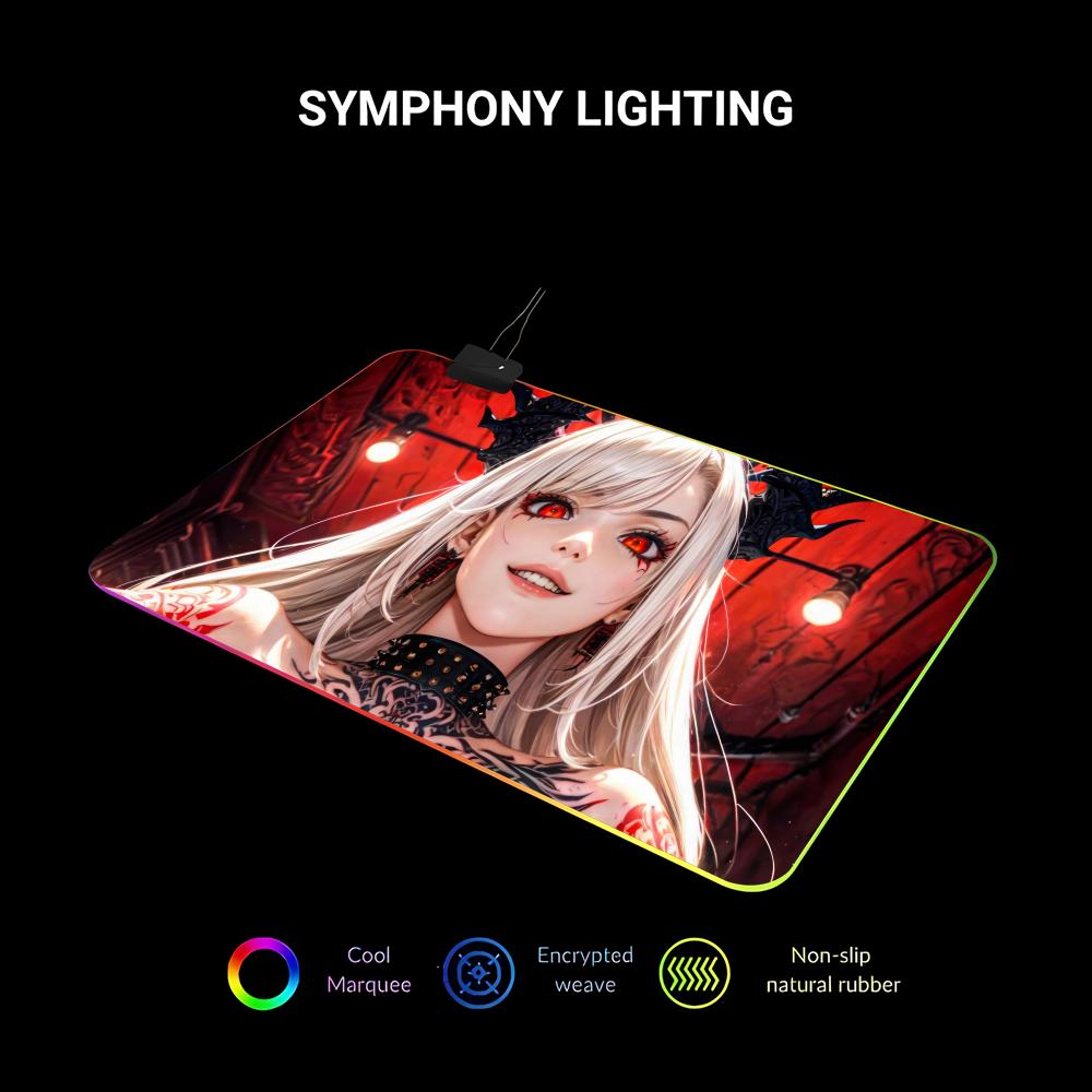 HYBXAXC Dark Goth Devil Elf An – Mouse Pad Extended Rgb recenzja i cena