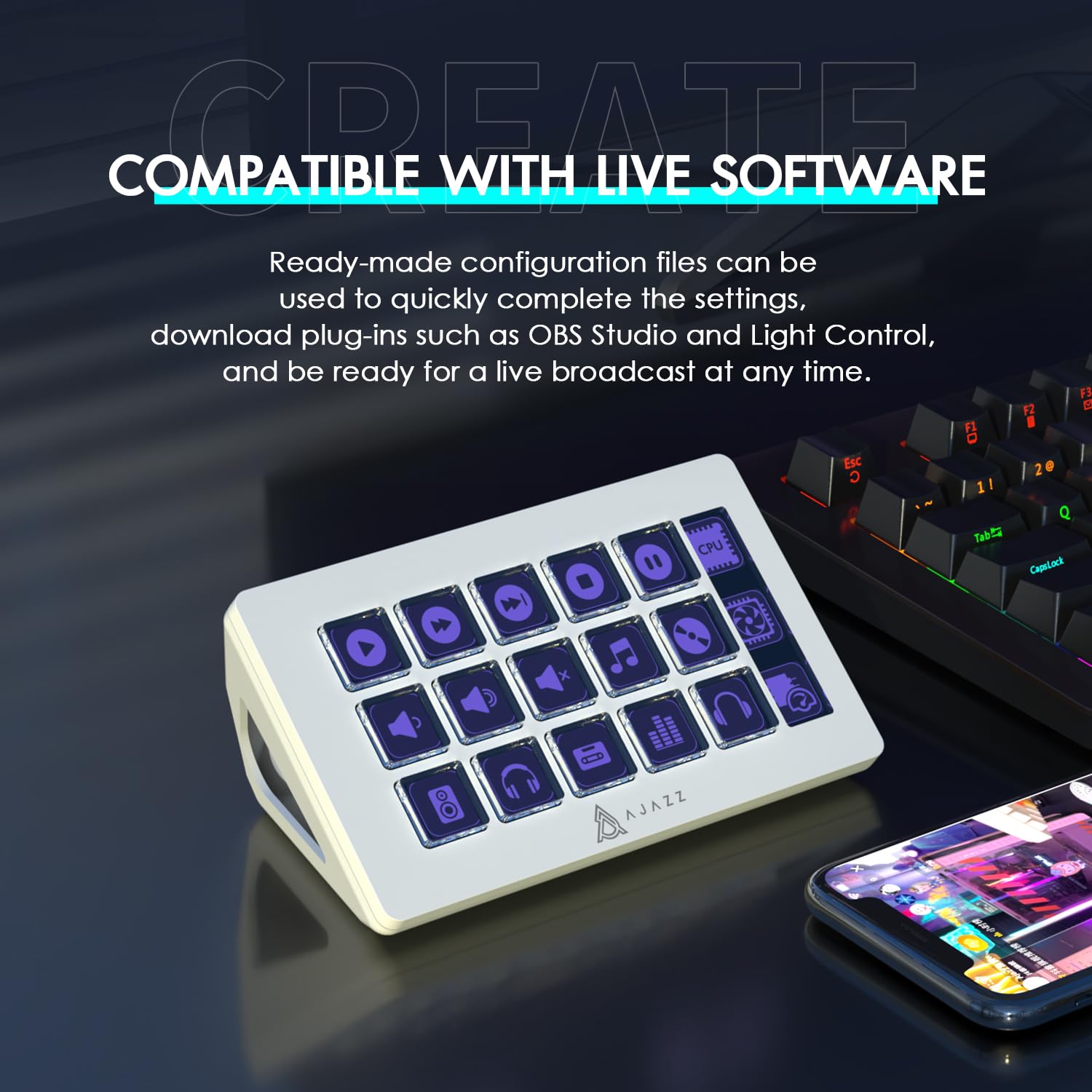 ATTACK SHARK x AJAZZ AKP153 ST – Elgato Stream Deck recenzja i cena