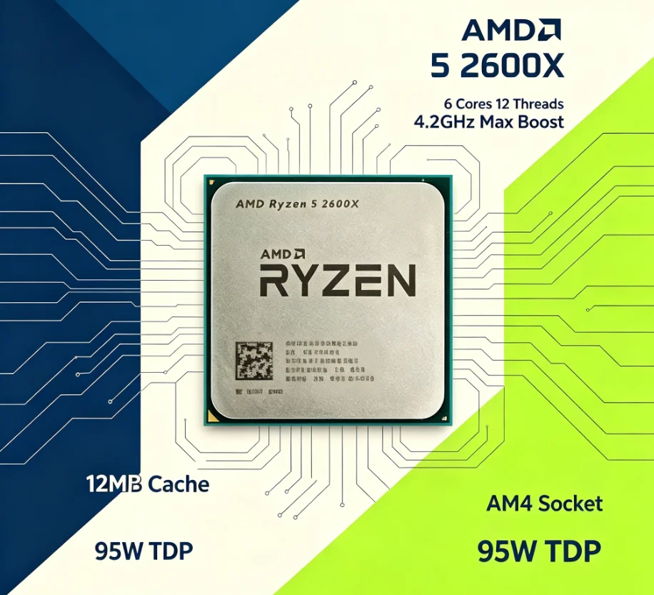 Procesor AMD R5 2600X 12nm AM4 – Esports Pc Gaming recenzja i cena